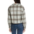 thumbnail image 2 of OAT NEW YORK womens  Cropped Plaid Jacket, m, Beige, 2 of 3