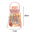 thumbnail image 2 of Botella de agua Botella de agua de gran capacidad Botella deportiva portátil, 2 of 5