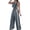 Dark Gray, variant on Women's Color Casual Fashion Sleeveless Vest And Pants Two-piece Set Black L Black L