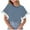 Fall Clothes Blue, variant on Women Striped Tops Ruffle Sleeve Casual Basic T Shirts Crewneck Short Sleeve Shirt Summer Outfits