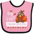 thumbnail image 3 of Inktastic My 1st Thanksgiving Cute Turkey Boys or Girls Baby Bib, 3 of 4