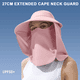 thumbnail image 5 of Sombreros de sol de verano con protección solar para hombres y mujeres, sombreros de pescador transpirables para pesca al aire libre, ala grande desmontable, 5 of 5