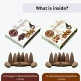 thumbnail image 2 of TRUMIRI Backflow Incense Cones - Combo Pack of 20 Waterfall Cones (10 Dragons Blood + 10 Sandalwood), 2 of 8