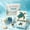 F#Ocean Theme Art Kit, variant on DIY Hard PVC Sea Glass Effect Mosaic Art Kit for Adults, Complete Ocean Theme Craft Set with Tweezers and All Tools Included, Beginner Friendly Painting Project for Home Decor