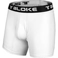 thumbnail image 3 of T Bloke Boxer Briefs L Size Pack of 3 White Mesh with Flexible Waistband, 3 of 5