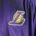 thumbnail image 7 of Men's Authmade x NBA Purple Los Angeles Lakers Soccer Kit Fashion Jersey, 7 of 7