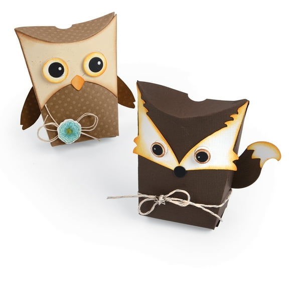 Sizzix Thinlits Dies 7/Pkg-Owl & Fox Box