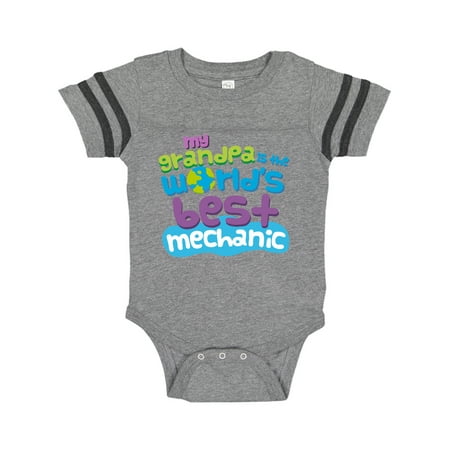 

Inktastic Mechanic Grandpa Gift Gift Baby Boy or Baby Girl Bodysuit