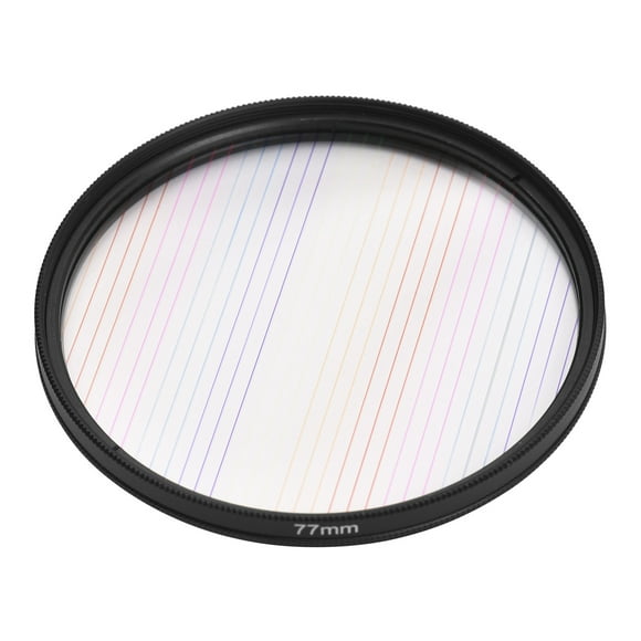 Riwcyla 77mm Rainbow Streak Lens Filter Special Effects Anamorphic Optical Glass Filter for DSLR Cameras , suitable for home security, indoor monitoring, baby care, pet watching & remote surveillance