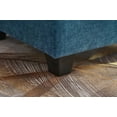 thumbnail image 5 of Modern Oversize Chaise Lounge Chair with Ottoman and Storage, 51" Blue Chenille, 5 of 14