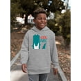 thumbnail image 2 of Cool Crocodile Hoodie Juniors -Image by Shutterstock,  Medium, 2 of 4