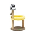 thumbnail image 4 of GROWTH TANK Cat Scratching Post Interactive Cat Climbing Condominium Scratching Post Covered yellow, 4 of 9