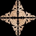 thumbnail image 5 of 4Pcs Wood Carved Mouldings Corner Onlay Applique European Decor 20X20cm, 5 of 8