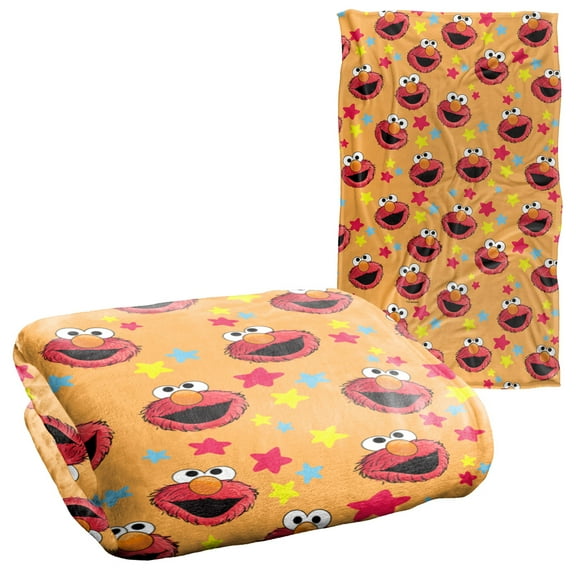 Sesame Street Elmo Pattern Officially Licensed Silky Touch Super Soft Throw Blanket 36" x 58"