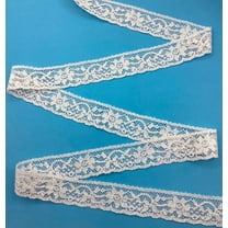 Natural Vintage 1" 100% Cotton Lever Lace