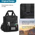 thumbnail image 4 of Lonchera GLENKEY Doble Piso Aislada 16L Negra para 20 latas, 4 of 7