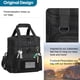 thumbnail image 4 of Lonchera GLENKEY Doble Piso Aislada 16L Negra para 20 latas, 4 of 7