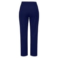 thumbnail image 6 of SeekIslan Women's Crossover Yoga Pants V Waist Straight Leg Pants with Pockets for Gym and Casual Daily, 6 of 6