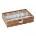 thumbnail image 3 of Boîte de Rangement pour Montres en Bois pour Décoration Maison Table Commode Filles Femmes 12 Compartiments, 3 of 9