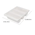 thumbnail image 2 of Raindrops 2Pcs Sneakers Shelves White PP Space-saving for Desktop Organization, 2 of 7