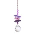 thumbnail image 2 of 5pcs Crystal Wind Chime Outdoor Light Catching Pendant Home Decor Hanging Ornaments, 2 of 9