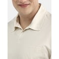 thumbnail image 4 of No Boundaries Oversized Cotton Polo Shirt, Men's and Big Men's, 4 of 5
