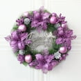 thumbnail image 3 of putnchl Christmas Decoration Wreath Window Door Hanging Christmas Wreath, 3 of 4