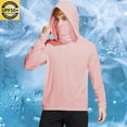 thumbnail image 2 of Taqqpue Boys Girls Sun Protection Hoodie Shirt Casual Solid Color UPF 50+ Long Sleeve UV SPF T-Shirts Rash Guard Fishing Swimming Lightweight Tops with Face Mask for Kids 4-15Y, 2 of 9