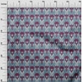 thumbnail image 2 of oneOone Organic Cotton Poplin Twill Fabric Paisley Ikat Print Fabric By Yard 42 Inch Wide, 2 of 4
