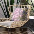thumbnail image 2 of Amrita Sen Tulip Bouquet Throw Pillow in Pink Green Yellow Blue 18x18, 2 of 5