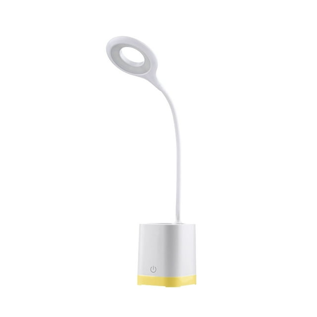Vwrxbz LED Desk Lamp Rechargeable Eye Protection Pen Holder USB Reading Light Student Dormitory Bedroom Tall Design