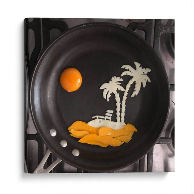 Cuadro decorativo - Paraíso, Eggshibit 20x20 Canvas Lab Alimentos, Humor, Cocina (comida y bebidas),