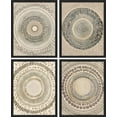 thumbnail image 3 of PixonSign Framed Wall Art, Beige Abstract Geometric Circle Stroke Posters, Minimalist Folk Boho Mid-century Inspired Digital Print, Wall Decor Zen Bedroom Relax Multicolor for Home - 12"x16" Black, 3 of 5