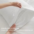 thumbnail image 4 of Pillow Cases Standard Size Set of 4 - White Pillow Cases 4 Pack,Super Soft, 4 of 5