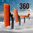 thumbnail image 3 of Snow Brush EcoNour 27 3 en 1 con raspador de hielo para parabrisas de coche, 3 of 8