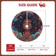 thumbnail image 2 of Sikiie Cosmic Garden Woman Portrait Christmas Tree Skirt, Christmas Tree Decorations, Christmas Decor, Tree Mat Decoration(30-48IN)-48", 2 of 6