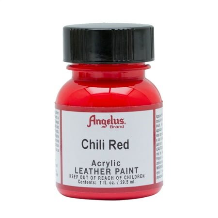 UPC: 0086366712603 | Angelus® Acrylic Leather Paint  1 oz.  Chili Red