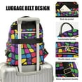 thumbnail image 3 of FORMRS Mini Backpack Purse for Women Travel Daypack Casual Shoulder Bag, Colorful Psychedelic, 3 of 7