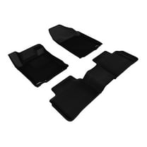 3D MAXpider Custom Fit Kagu Floor Mat (Black) Compatible with Nissan Altima Sedan 2013-2015 - R1 R2