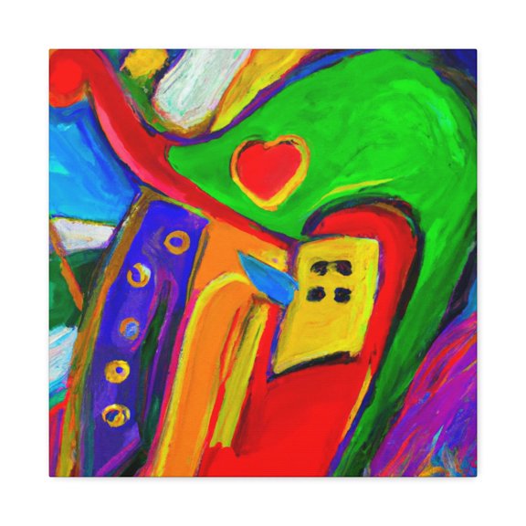 Frozen North Fauvism - Canvas