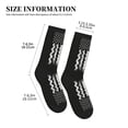 thumbnail image 3 of Athletic Socks 911 Dispatcher Thin Gold Line Flag Sport Running Calf Socks Crew Socks for Men Women, 3 of 7