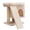 Beige, variant on Small Leopard Print Cat Tree With Perch For Indoor Cats Tower Modern Activity House Large Condo Board Kittens Cave