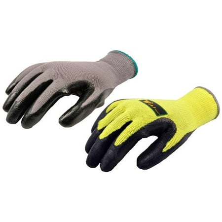 G & F 15162-15193M Contractor's Choice II work gloves assortment, 2 styles, Bulk package, Medium, 5-Pair