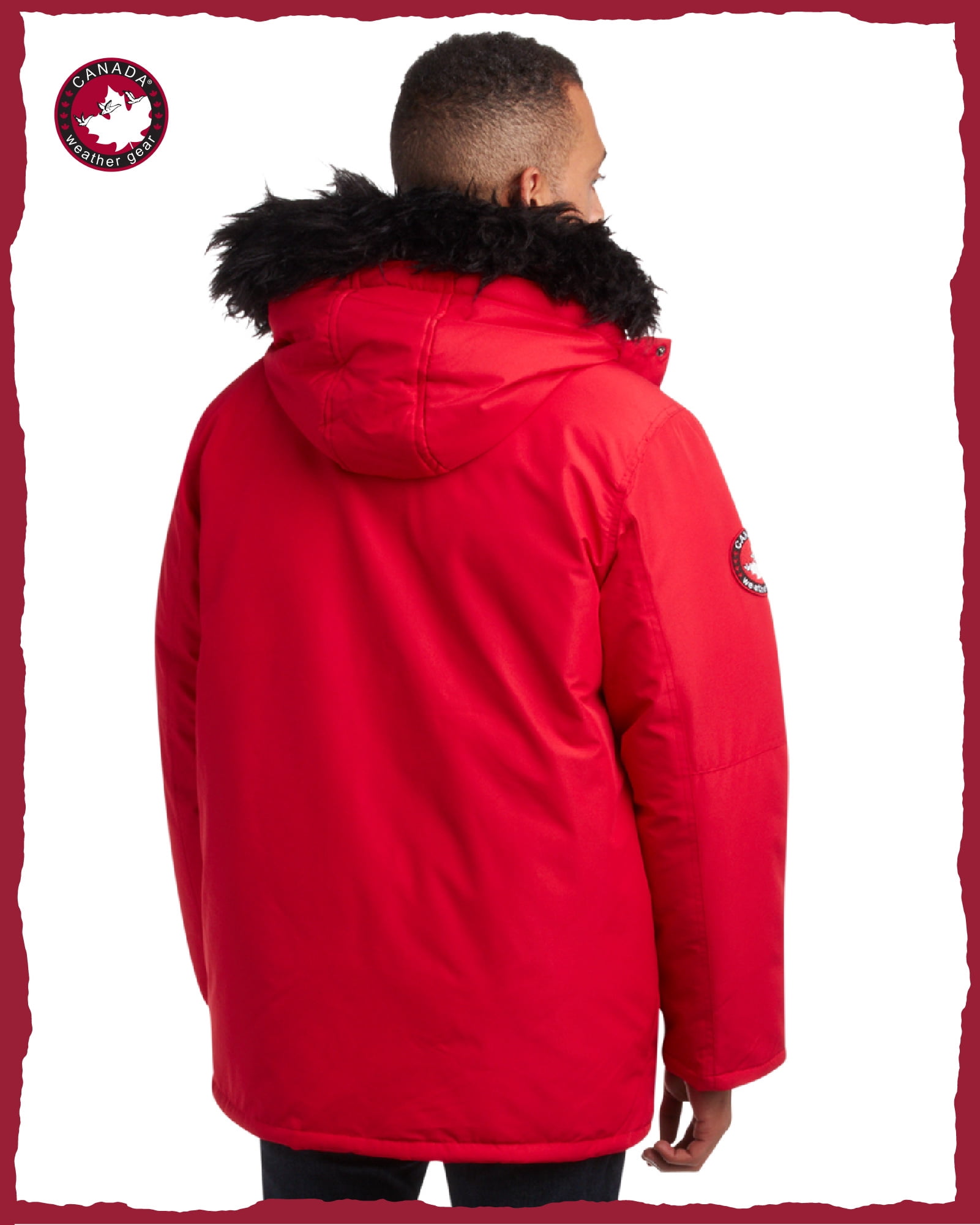 CANADA WEATHER GEAR Men's Parka Jacket - Heavyweight Ripstop Therma Foil Puffer Coat (M-5X)