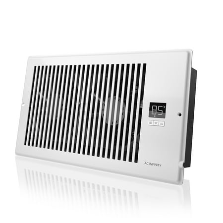 

AC Infinity AIRTAP T6 Quiet Register Booster Fan System White for 6” x 12” Registers
