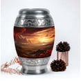 thumbnail image 5 of Scarlet Skies Large Urns For Human Ashes Adult Male - Adult Urns For Human Ashes - Urns For Ashes Adult Female - Human Urns For Ashes - Burial Urns For Cremated Remains - Cremation Urn (Size - 10inch), 5 of 5