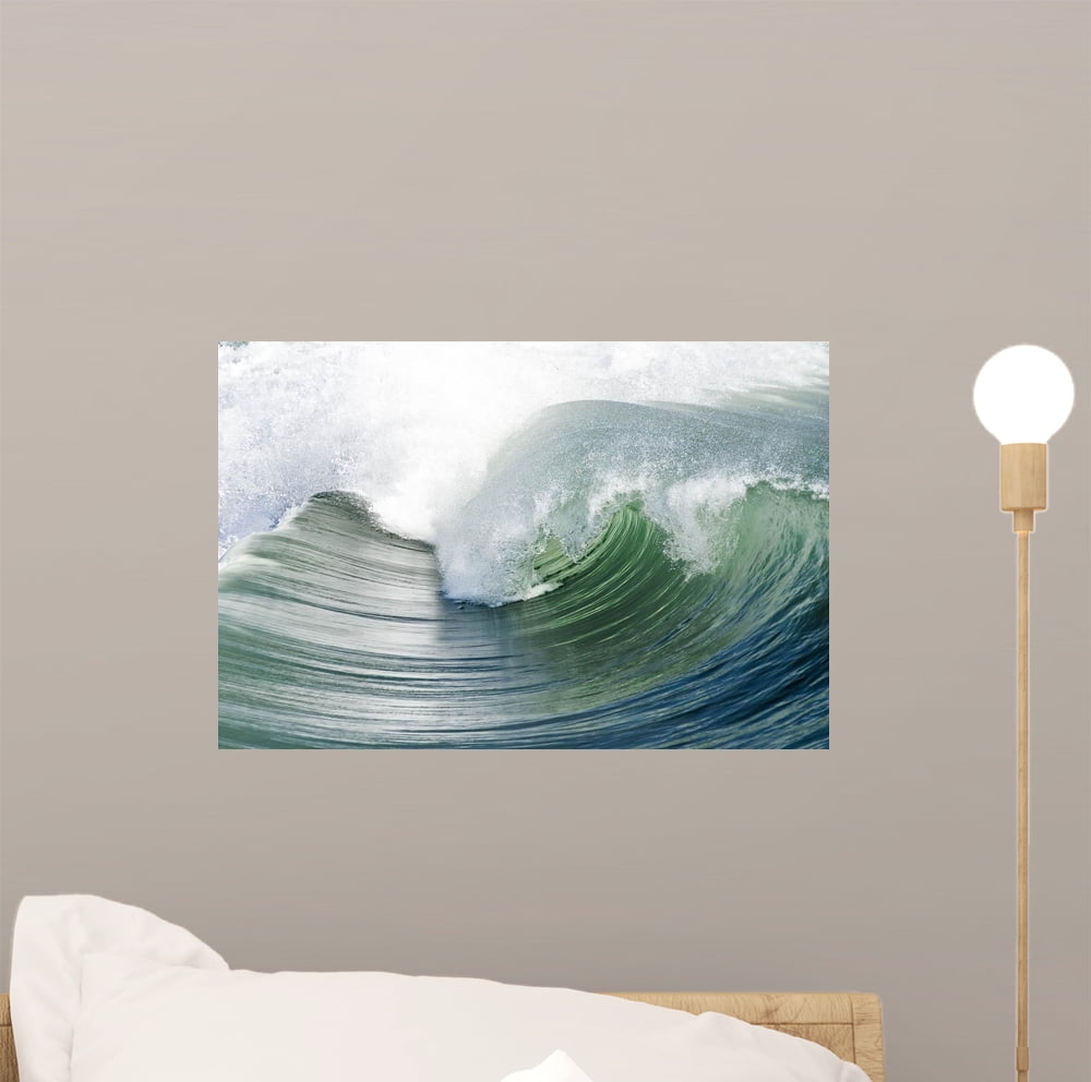 Big Ocean Wave Wall Mural by Wallmonkeys Peel and Stick Graphic (12 in W x 8 in H) WM211264