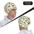 thumbnail image 6 of Pofeuu Cute Bear Print Beanie Hat for Men and Women Winter Warm Hats Knit Slouchy Thick Skull Cap, 6 of 7