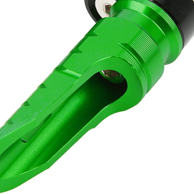 Reposapiés delantero de motocicleta T6063, aleación de aluminio, soporte de Pedal para reposapiés de conductor, reemplazo para Benelli Tornado BN302S TNT, color verde Jadeshay A