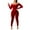 Red, variant on IROINNID Long Sleeve Off-the-Shoulder Jumpsuit For Women Full-Length Fashion Sexy Off Shoulder Bandage Jumpsuit Bodysuit Romper Jumpsuit
